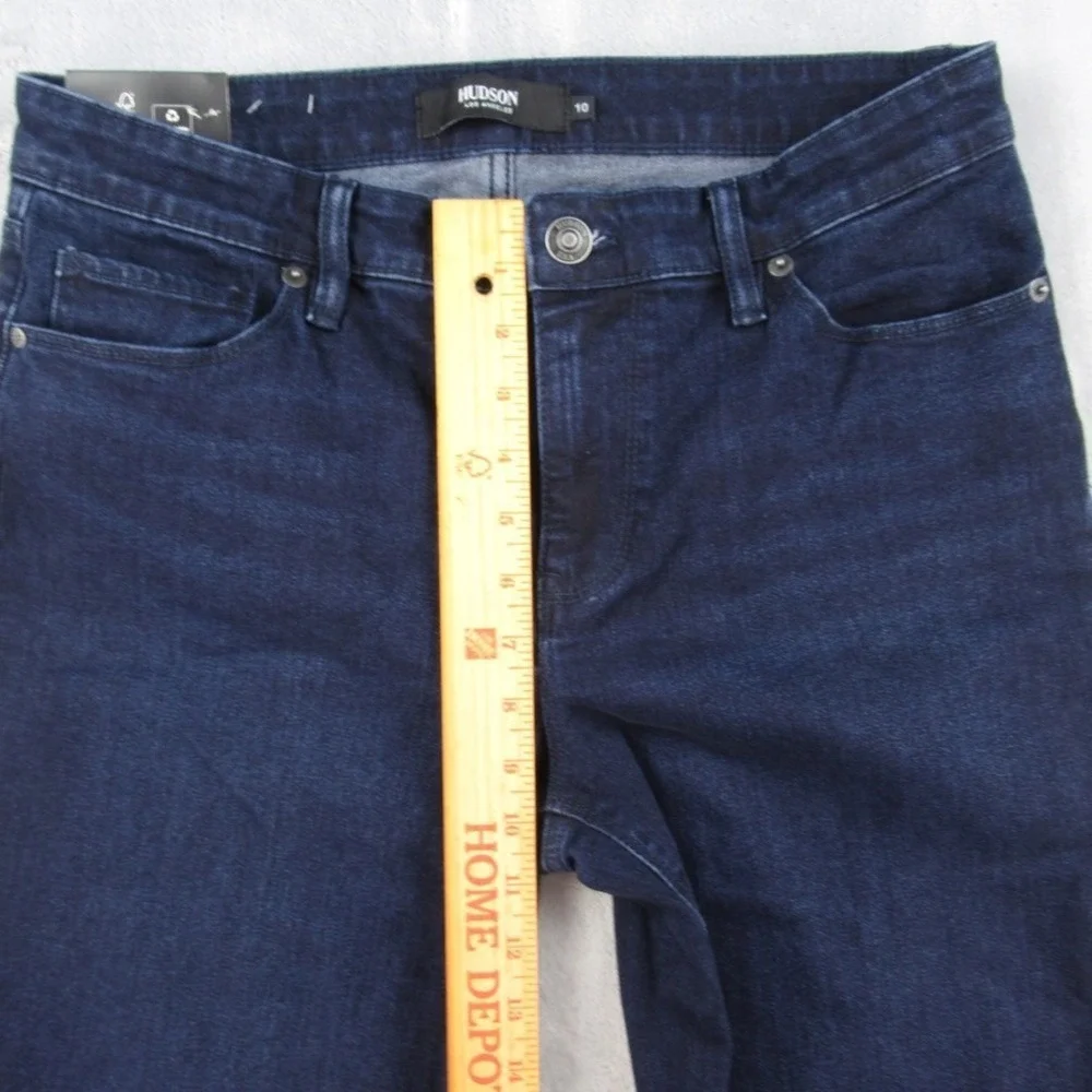 Hudson Los Angeles Jeans Womens 10 Straight‎ Leg Obscurity Blue 1900970 NWT